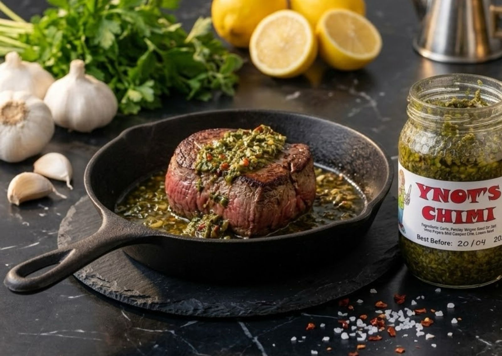 Ynot's Chimi on Steaks